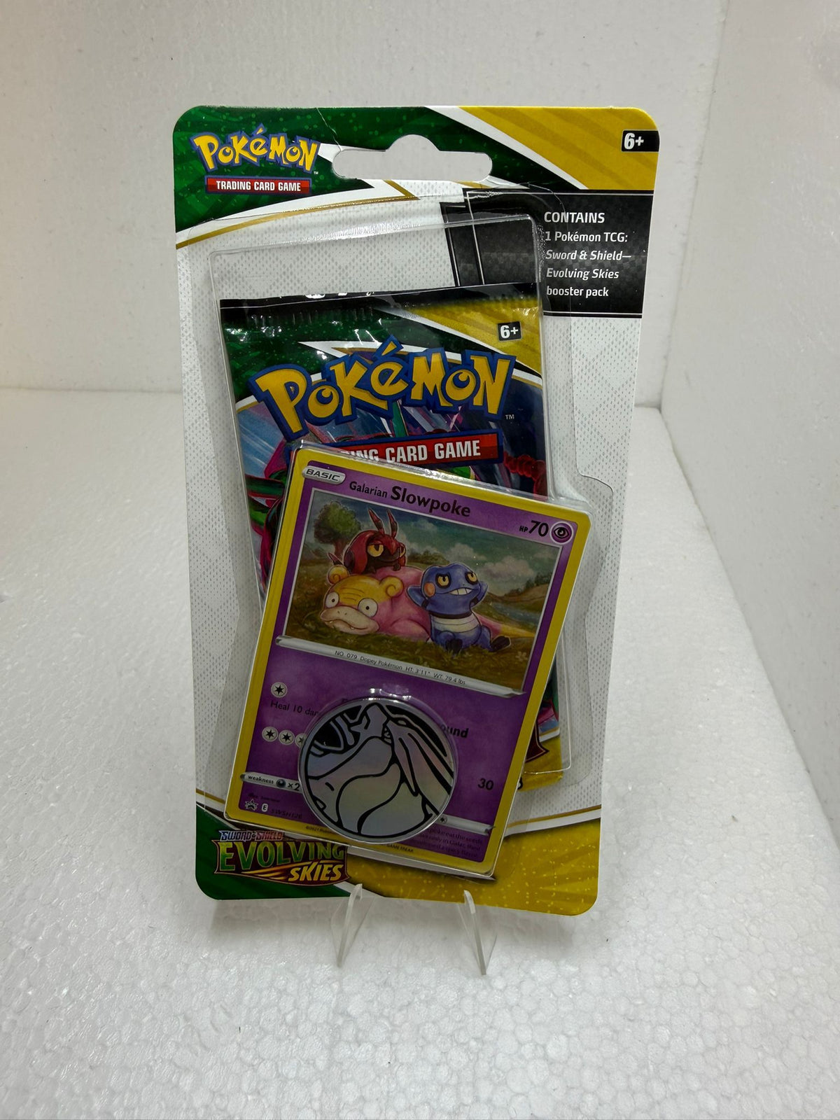 Evolving Skies - Galarian Slowpoke 1-Pack Blister