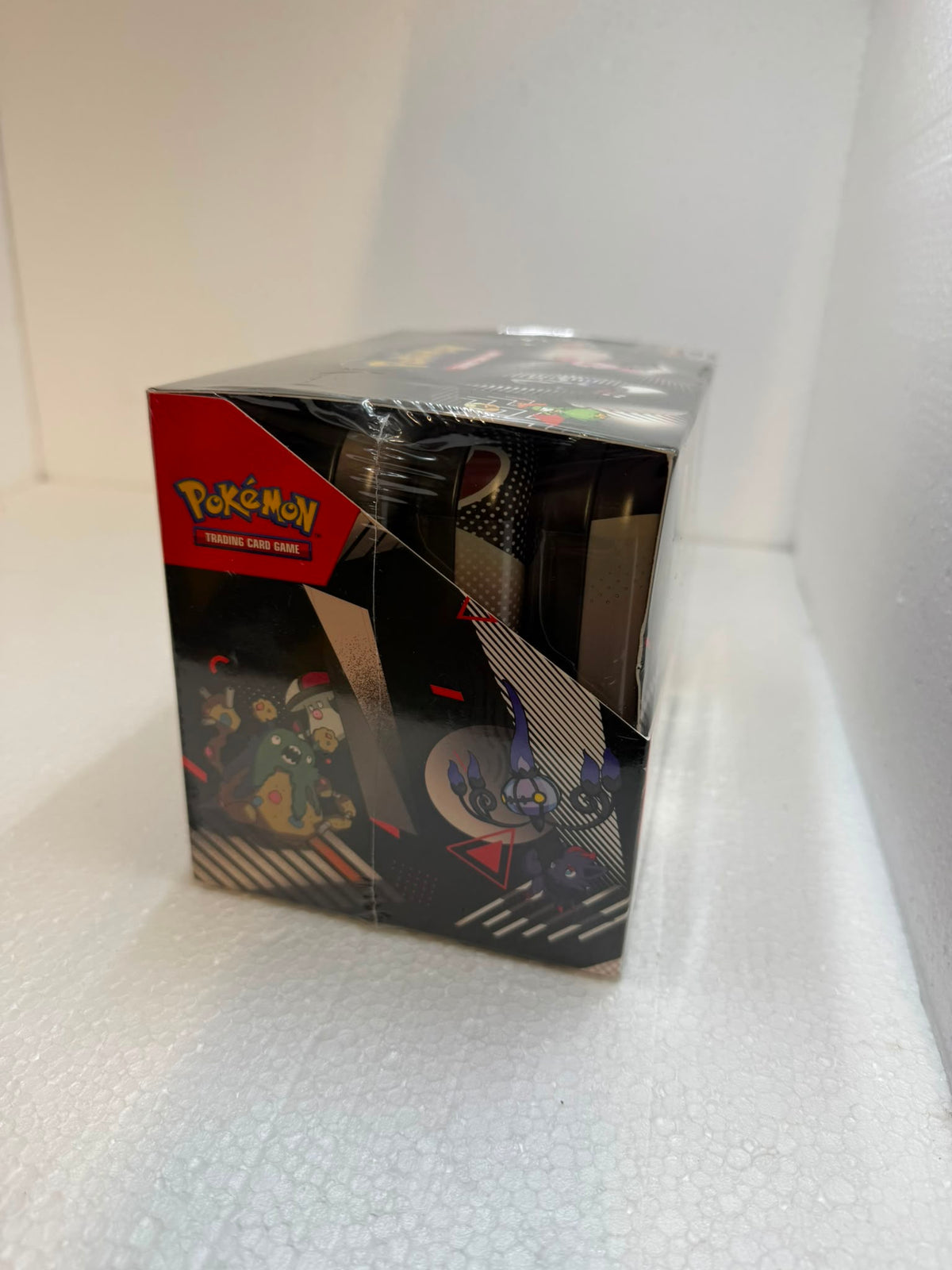 White Flare/ Black bolt, mini tin display